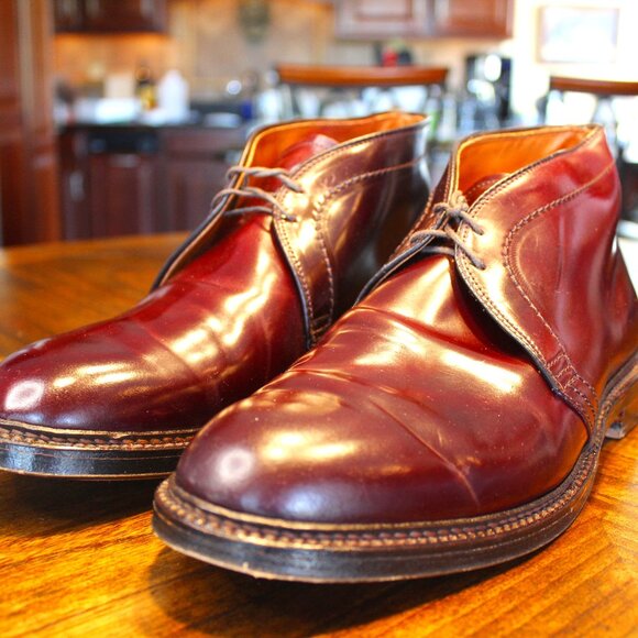 Alden Men's 1339 - Chukka Boot - Color 8 Shell Cordovan - Picture 1 of 16